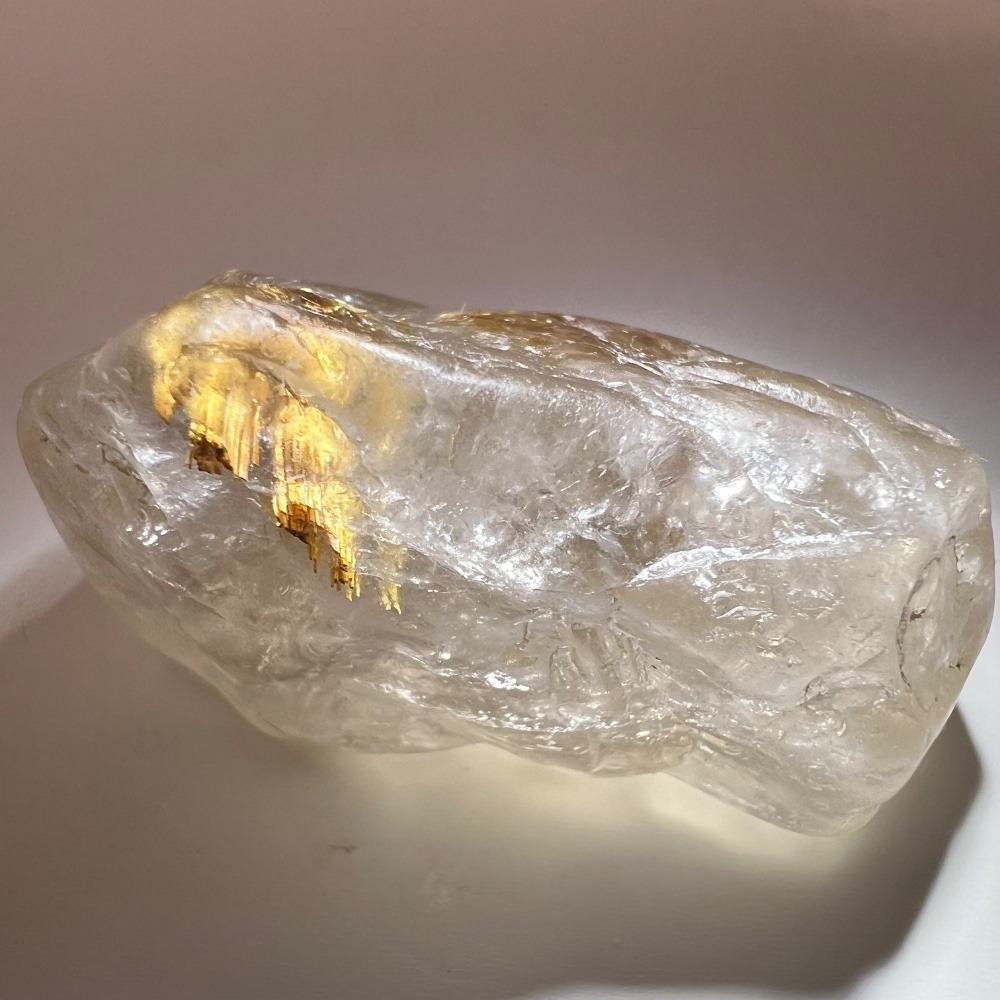 Golden Rutilated Quartz Crystal Freeform - Picture 3 of 13